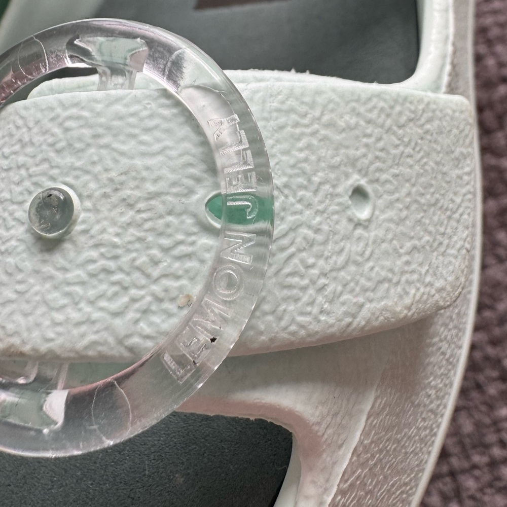 Lemon Jelly Fenix Aqua Green Vegan Green Sandals with Buckles Sz 37 - Picture 7 of 8